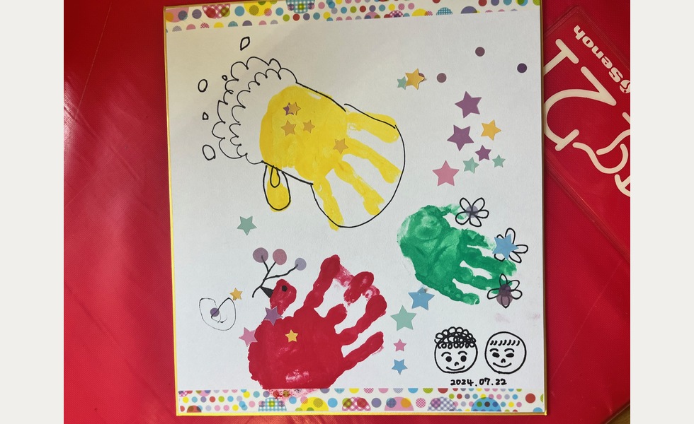 パパへの生ビール